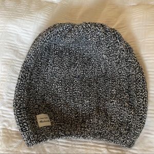Madewell Hats | Black and White Slouchy Beanie